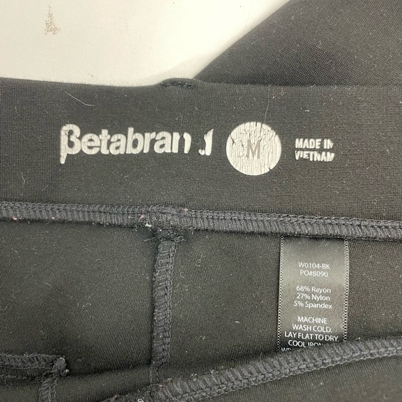 Betabrand Yoga Pant Dress Pants Black Medium L431 - Picture 9 of 12
